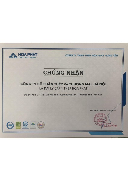 Chứng nhận 04